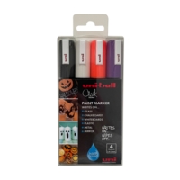 Uni-Ball Chalk Markers 4 Pack Halloween
