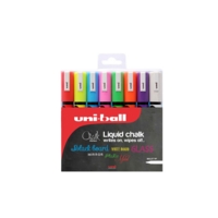 Uni-Ball 5M Liquid Chalk Markers Ass Pk8