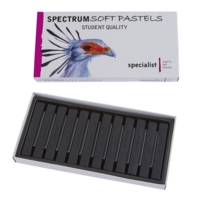 Spectrum Soft Pastels Pack Of 12 Black Spectrum Soft Pastels Pack Of 12 Black