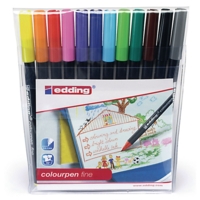 Edding Colour Pen Fine Ass Pk12 Edding Colour Pen Fine Ass Pk12