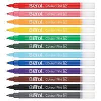 Colourfine Pen Asstd Pk12 Colourfine Pen Asstd Pk12