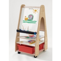 2 Sided Mobile Storage Easel 2 Sided Mobile Storage Easel