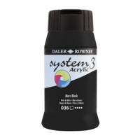 System 3 Black Acrylic 500ml System 3 Black Acrylic 500ml