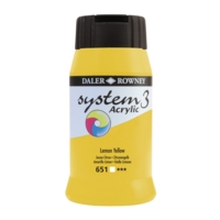System 3 Lemon Yellow 500ml System 3 Lemon Yellow 500ml