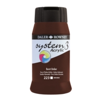 System 3 Burnt Umber 500ml System 3 Burnt Umber 500ml