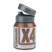 Sc X4 Standard Acryl 500ml Burnt Umber Sc X4 Standard Acryl 500ml Burnt Umber