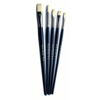Assorted Hog Brushes Pack Of 5 Assorted Hog Brushes Pack Of 5