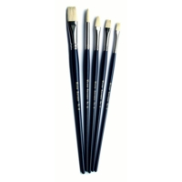 Assorted Hog Brushes Pack Of 5