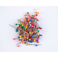 200 Plastic Head Pins 34mm