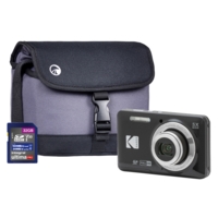 Black Kodak PIXPRO X55 16MP 5x Zoom Cam Black Kodak PIXPRO X55 16MP 5x Zoom Cam