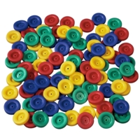 Wheels Plastic 40 X 8mm Pk100