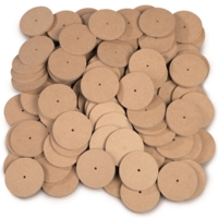 MDF Discs Pack of 100 - 50mm MDF Discs Pack of 100 - 50mm