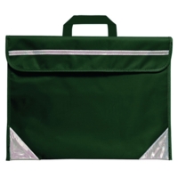 Duo Unprinted Book Bag Green Duo Unprinted Book Bag Green