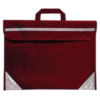 Duo Unprinted Book Bag Maroon Duo Unprinted Book Bag Maroon
