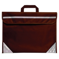 Duo Unprinted Book Bag Brown Duo Unprinted Book Bag Brown