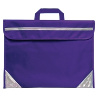 Duo Unprinted Book Bag Purple Duo Unprinted Book Bag Purple