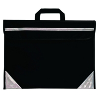 Duo Unprinted Book Bag Black Duo Unprinted Book Bag Black