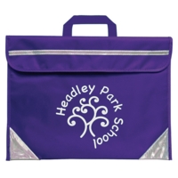 Duo Printed Book Bag Purple Duo Printed Book Bag Purple