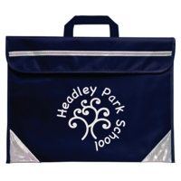 Duo Printed Book Bag Navy Duo Printed Book Bag Navy