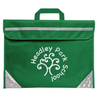 Duo Printed Book Bag Emerald Duo Printed Book Bag Emerald