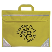Duo Printed Book Bag Yellow Duo Printed Book Bag Yellow