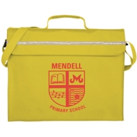 Primo Printed Book Bag Yellow Primo Printed Book Bag Yellow