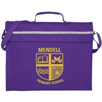 Primo Printed Book Bag Purple Primo Printed Book Bag Purple