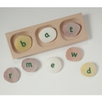 3-pebble Word-building Tray 3-pebble Word-building Tray