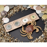 4-pebble Word-building Tray 4-pebble Word-building Tray