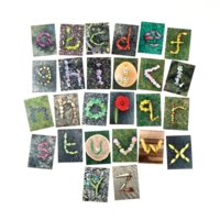 Natural Alphabet Cards Lowercase Natural Alphabet Cards Lowercase
