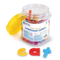 Jumbo Lowercase Magnetic Letters - Set o Jumbo Lowercase Magnetic Letters - Set o