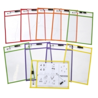 Reusable Write Wipe Pockets Reusable Write Wipe Pockets