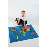 World Map Mat 730x990mm