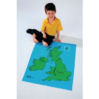 Playcloth Map British Isles 1m x 700mm Playcloth Map British Isles 1m x 700mm