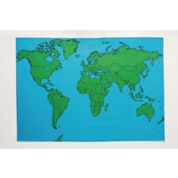 Playcloth Map World 1400x980mm Playcloth Map World 1400x980mm