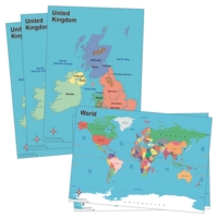 World And Uk Deskmaps Pack Of 5 World And Uk Deskmaps Pack Of 5