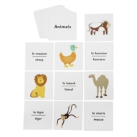 French Dice Cards - Animals French Dice Cards - Animals