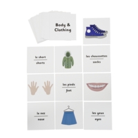 French Dice Cards - Body And Clothing
