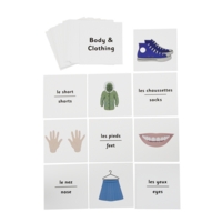 French Dice Cards - Body And Clothing French Dice Cards - Body And Clothing