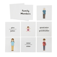 French Dice Cards - Family French Dice Cards - Family