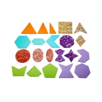 Rainbow Glitter Shapes Rainbow Glitter Shapes