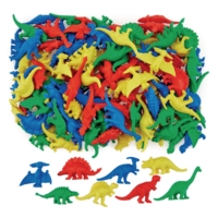 Dinosaur Counters in Jar