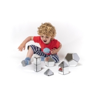 Mirrored Magnetic Polydron Set 48pcs
