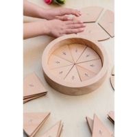 Wooden Learning Fractions