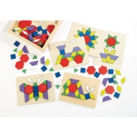 Wooden Shapes And Patterns Box Wooden Shapes And Patterns Box