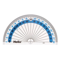 Two Coloured Semi-Circular Protractor