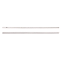 1m White Ruler