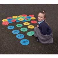 Indoor/Outdoor Place Value Counter Mats Indoor/Outdoor Place Value Counter Mats