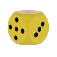 Foam Dice Yellow