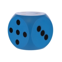 Foam Dice Blue Foam Dice Blue